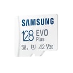Samsung EVO Plus, microSDXC, UHS-I, 128GB, Adapter