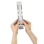 HAMA Aluminium laptop stand, up to 39 cm (15,4"), silver