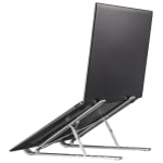 HAMA Aluminium laptop stand, up to 39 cm (15,4"), silver