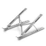HAMA Aluminium laptop stand, up to 39 cm (15,4"), silver