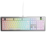 Glorious GMMK 3 Pro 100% Silver - Fox Linear Switches