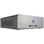 Кутия E-mini I5, mITX, Silver, Brushed Aluminium,120W DC/DC 12V/5A Adapter