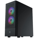 Кутия Xigmatek Hero II Air 3F Black EN41655, ATX