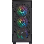 Кутия Corsair iCUE 220T RGB Airflow Tempered Glass, ATX, Black