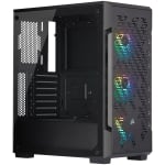 Кутия Corsair iCUE 220T RGB Airflow Tempered Glass, ATX, Black