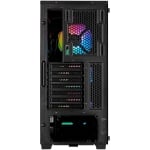 Кутия CORSAIR iCUE 220T RGB Tempered Glass, ATX, Black