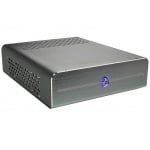Кутия E-mini I3, mITX, Silver, Brushed Aluminium, 120W DC/DC 12V/5A Adapter