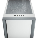 Кутия CORSAIR 4000D Tempered Glass, ATX, White