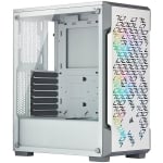 Кутия Corsair iCUE 220T RGB Airflow Tempered Glass, ATX, White