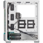 Кутия Corsair iCUE 220T RGB Airflow Tempered Glass, ATX, White