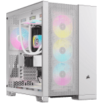 Кутия Corsair 6500D Airflow Tempered Glass, E-ATX, White