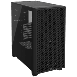 Кутия Corsair 3000D Tempered Glass, ATX, Black