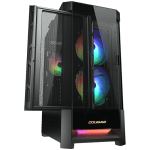 Кутия COUGAR DUOFACE RGB, E-ATX, Black
