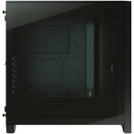 Кутия Corsair 4000D Airflow Tempered Glass, E-ATX, Black
