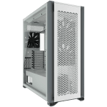 Кутия Corsair 7000D AIRFLOW Tempered Glass, E-ATX, White
