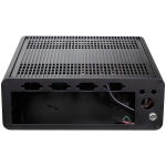 Кутия E-mini K3 Black Aluminium, mITX 2x2.5', 1x3.5", USB2.0