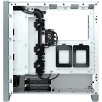 Кутия Corsair iCUE 4000X RGB Tempered Glass, E-ATX, White
