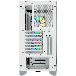 Кутия Corsair iCUE 4000X RGB Tempered Glass, E-ATX, White