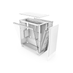 Кутия NZXT H7 Flow 2024 Edition, ATX, White