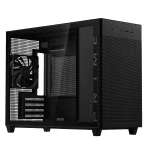 Кутия ASUS PRIME AP201 Tempered Glass, mATX, Черна