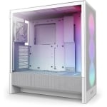 Кутия NZXT H5 Flow RGB 2024, E-ATX, White