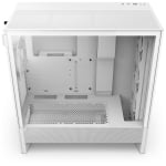 Кутия NZXT H5 Flow RGB 2024, E-ATX, White