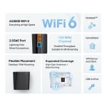 TP-Link Archer AX80, AX6000, Wi-Fi 6, 2.5G port