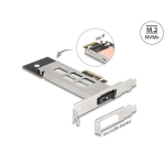 Вътрешна тава Delock, PCI Express Card за 1 x M.2 NVMe SSD - Low Profile Form Factor