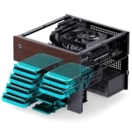 Кутия Jonsbo N4 NAS, mATX, Black