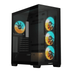 Кутия Gigabyte C500 PANORAMIC Stealth Black, ATX