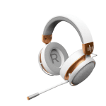 Геймърски безжични слушалки Dark Project Sono Wireless - White/Gold