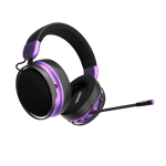 Геймърски безжични слушалки Dark Project Sono Wireless - Black/Violet