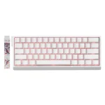 Клавиатура Madlions MAD 60 HE RGB 1K Magnetic Amber Pro Switches - Бяла