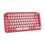 LOGITECH POP Keys - Bluetooth Mechanical Keyboard, Heartbreaker Rose