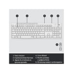 LOGITECH MK295 - Silent Wireless Combo, Off White