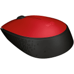 LOGITECH M171 Wireless Mouse - Red