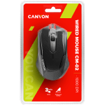CANYON CM-02 Optical Wired Mouse - Black