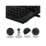 LOGITECH G512 - Corded LIGHTSYNC Mechanical Gaming Keyboard, Linear Switches