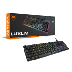 COUGAR LUXLIM - Gaming Keyboard, Low-Profile Optical-Mechanical Red Switches