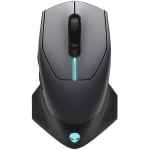 Alienware AW610M Wired/Wireless Gaming Mouse - Lunar Light