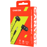 CANYON EP-3 Stereo earphones with microphone - Dark Gray