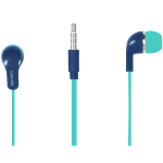 CANYON EPM-02 Stereo Earphones with inline microphone - Green+Blue