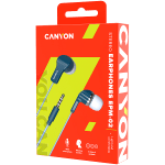 CANYON EPM-02 Stereo Earphones with inline microphone - Blue