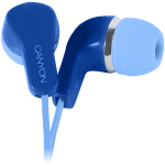 CANYON EPM-02 Stereo Earphones with inline microphone - Blue