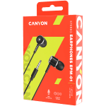 CANYON EPM-01 Stereo earphones with microphone - Black