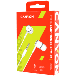 CANYON EPM-01 Stereo earphones with microphone - White