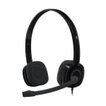 LOGITECH H151 Corded Stereo Headset - Black