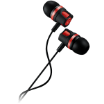 CANYON EP-3 Stereo earphones with microphone - Red