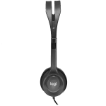 LOGITECH H111 Corded Stereo Headset - Black