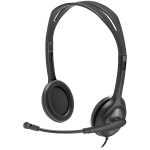 LOGITECH H111 Corded Stereo Headset - Black